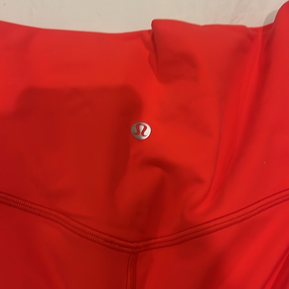 Red lululemon leggings - Picture 2 of 2